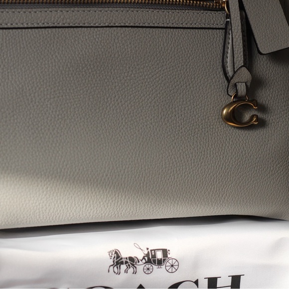 Coach women’s pebble leather Taylor medium tote - Picture 5 of 9